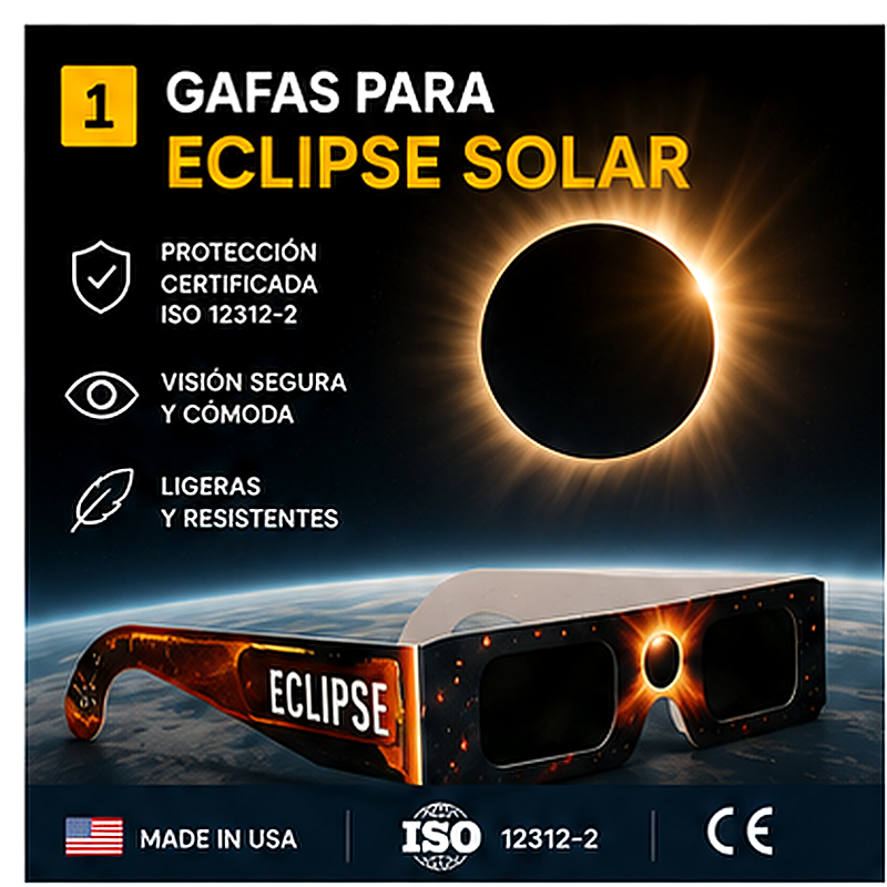 Gafas Eclipser fabricadas por American Paper Optics